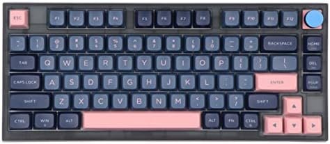 EPOMAKER SKYLOONG GK75 Lite - Teclado programable tipo junta, con cable, intercambiable en caliente, con botón giratorio, compatible con Win/Mac (Gateron Optical Yellow)