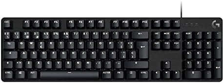 Logitech G413 SE Full-Size Teclado Mecánico para Gaming - Retroiluminado con Interruptores Mecánicos Táctiles, Anti-Ghosting, Compatible con Windows, macOS, Disposición QWERTY Español - Negro