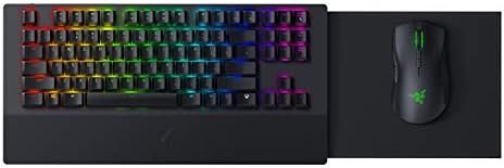 Razer Turret combo de teclado mecánico inalámbrico para juegos y mouse para PC y Xbox One: Chroma RGB/iluminación dinámica, alfombrilla de ratón magnética retráctil, batería de 40 horas