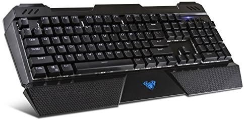 AULA Sapphire Mechanical Keyboard with Blue Switch, Ergonomic Keyboard Gaming Keyboard and Computer Keyboard