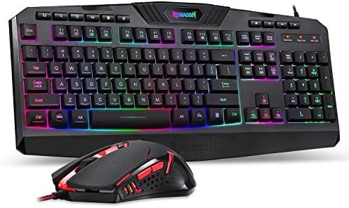 Kit Gaming Tastiera Vajra + Mouse Centrophorus USB Nero