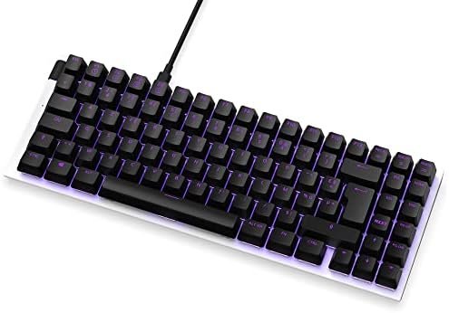 Nzxt Function Mini TKL KB-175FR-WR - Teclado mecánico Gamer para PC - Diseño AZERTY - Conmutadores compatibles MX - Conmutadores Intercambiables en Caliente - Blanco