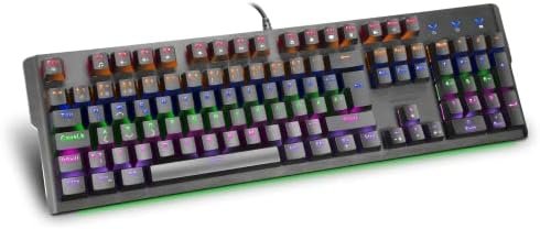 Speedlink Vela LED Mechanical Gaming Keyboard – Teclado mecánico para Gaming – con iluminación – Altura Ajustable - Teclado de Formato Completo - disposición DE, Negro