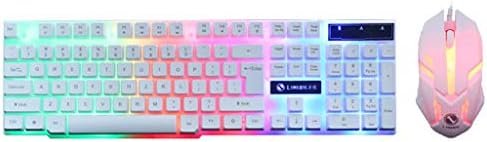 guangzhou Gaming Keyboard y Wired Mouse Combo Set LED Light Backlight para computadora PC